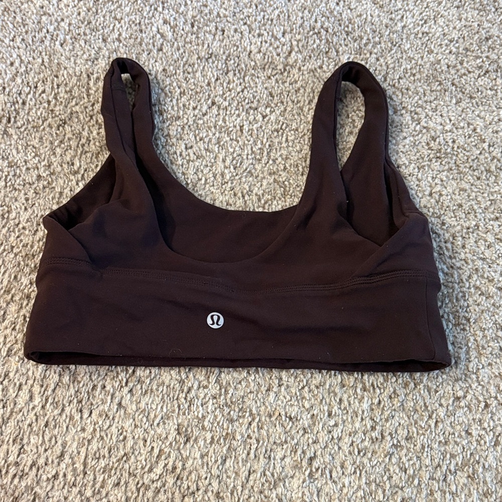 lululemon athletica Dark Brown Energy Sports Bra